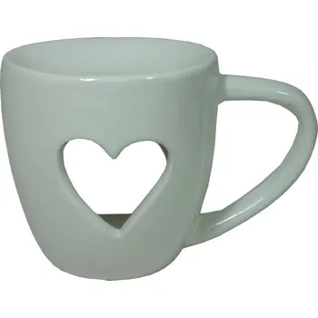 Aroma lampa Aromalampa hrnek bílý srdce 9000464