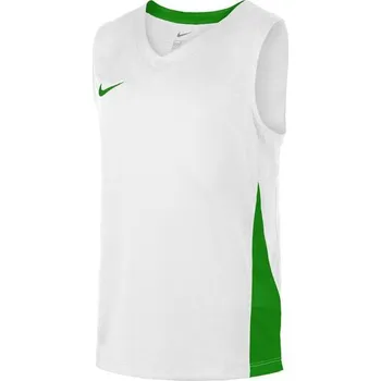 Dres Nike YOUTH TEAM BASKETBALL STOCK JERSEY-WHITE/PINE GREEN nt0200-104 Velikost XS