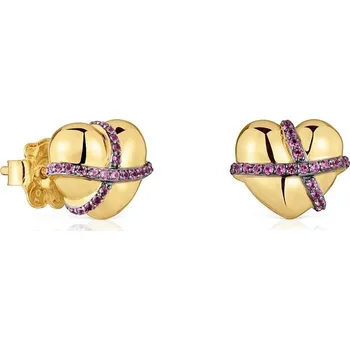 Náušnice Stříbrné pozlacené náušnice Tous Lligat 1004009400 zlatá GLD, vel. ONE SIZE