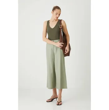 Dámské kalhoty Lněné kalhoty Medicine RS25.SPDB02 zelená 91X, vel. S