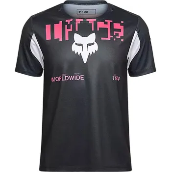 cyklistický dres Dres Fox Ranger Digi Image 33449 dětský kr.r. black YXL