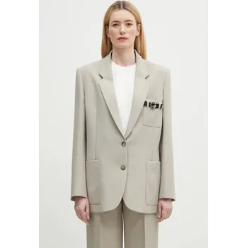 Dámské sako Sako Coperni Belted Pocket Tailored COPV69F3004 béžová 12X, vel. M