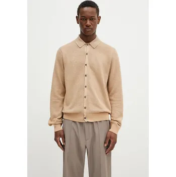 Dámský svetr Kardigan se lněnou směsí Paul Smith M1R.258Z.P02681 béžová 08X, vel. L