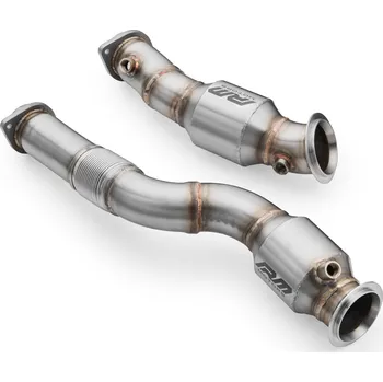 Zadní díl výfuku RM Motors Downpipe BMW M3 Competition (G80, G81) S58B, M4 (G82 / G83) 3.0 S58 s katalyzátorem Catalytic Converter: MS, Heat shield: No
