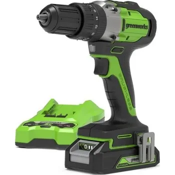 Aku vrtačka 24V Greenworks GD24DD35K2 + baterie 2Ah + pouzdro + DOPRAVA ZDARMA