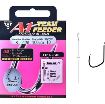 Rybářský háček Navázané háčky Gamakatsu A1 Fine Carp 1218