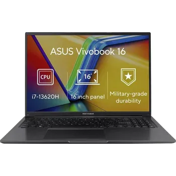 Notebook ASUS NTB Vivobook 16 (X1605VA-MB1267W), i7-13620H, 16" 1920 x 1200, 16GB, 1TB SSD, Iris X, W11 Home, Black