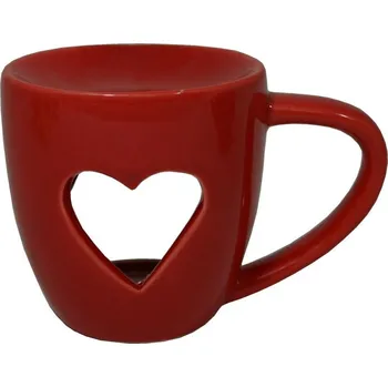 Aroma lampa Aromalampa hrnek červený srdce 9000465