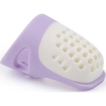 Náprstek silikonový tvrdý, barva 1 fialová sv.