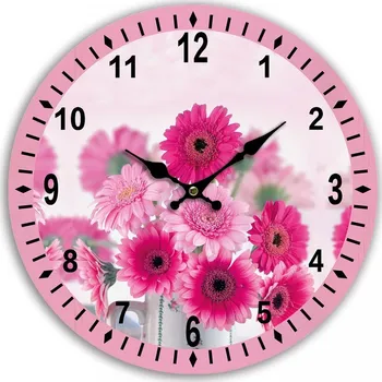 Hodiny Nástěnné hodiny Gerbery 2000026