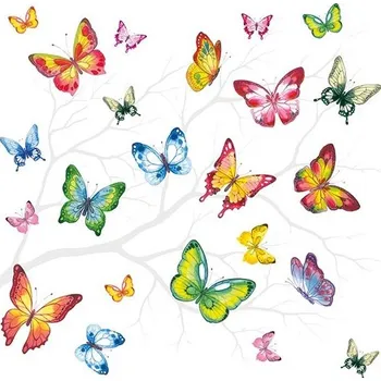 Papírový ubrousek Ubrousky Motýli 3400025