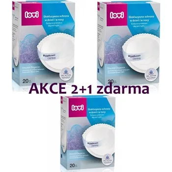 Těhotenská móda 2+1 zdarma - Jednorázové vložky do podprsenky, 20ks - Discreet Elegance - bílé