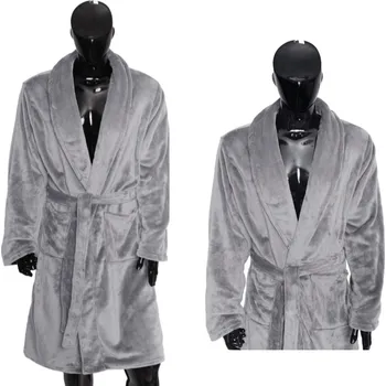 Dámský župan TiaHome Župan z mikrovlákna Queen Šedý S