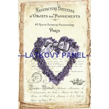 Panel bavlna - LE-294 Velikost: 30x20cm