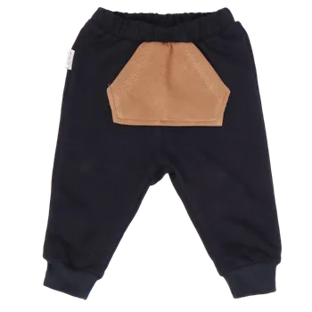 Mamatti Kojenecké tepláčky Chameleon - černé, vel. 80