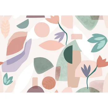 Tapeta Dětská vliesová fototapeta na zeď, Květiny a tvary, RB255, Daydreamers, Grandeco
