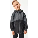 Dětská softshellová bunda s fleecem Street, Černá, Žíhaná Antracitová Velikost: 98/104