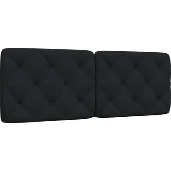 Polštář vidaXL Polštář na čelo postele 120 cm textil [4019215] Barva: Černá