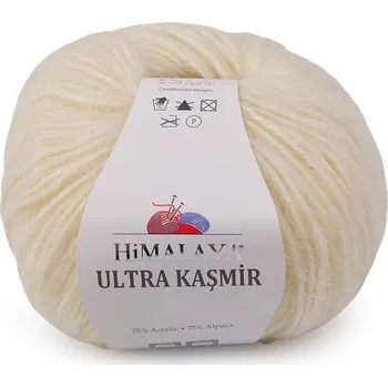 Galanterie Pletací příze Ultra Kasmir 50 g, barva 3 (56809) krémová světlá