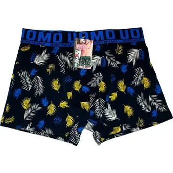 Pánské trenýrky, boxerky UOMO KLASICKÉ 6702 modrá 752/37