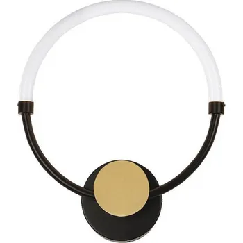 Lampička Viokef LED nástěnné světlo Briana, černé/zlaté, šířka 30 cm černá, zlatá, bílá LED 9 W celkem - Doprava zdarma