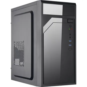 PC skříň EUROCASE MidT ML M6-590B / mATX / bez zdroje / 2x USB 3.0 / černá