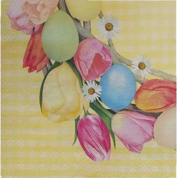 Papírový ubrousek Ubrousky Velikonoční věnec 3400376