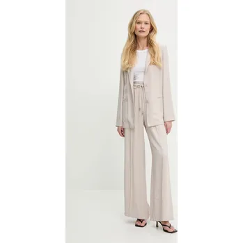 Dámský kostýmek Sako a kalhoty Answear.LAB 4133.13279.iak béžová 80X, vel. L