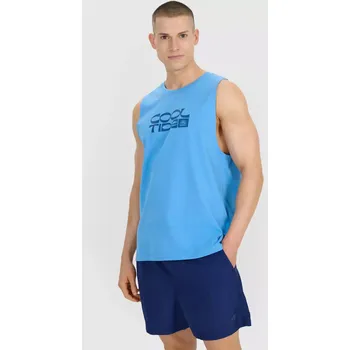 Pánské tričko 4F pánské tílko 4FWSS25TSLEM123 modré