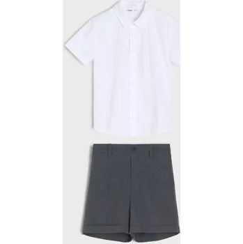 Chlapecké tričko Sinsay - Žerzejová souprava - bílá - 440EH-00X - 440EH-00X-104