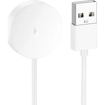 Nabíjecí kabel Hoco Smartwatch Y29 0,6 m bílý