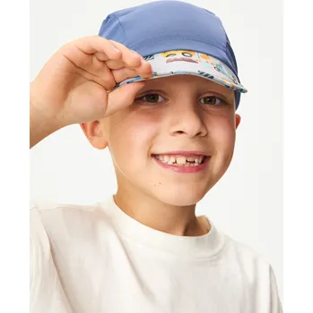 Kšiltovka Dětská kšiltovka s UV ochranou 50+, Modrá, Bagry Velikost: S (45-48 cm)