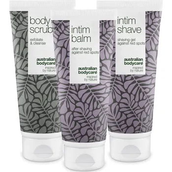 Přípravek na depilaci a epilaci Sada na intimní holení bez zarůstání chloupků pupínků — 3 produkty proti pupínkům a zarůstání chloupků po holení intimních partii