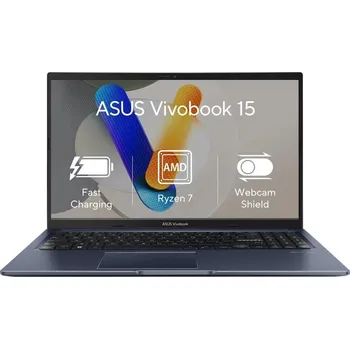 Notebook ASUS NTB Vivobook 15 (M1502YA-NJ586W), R7-5825U, 15.6" 1920 x 1080, 16GB, 1TB SSD, Radeon, W11 Home, Blue