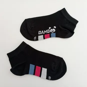 Trepon Dětské kotníkové bambusové ponožky BODEN Barva: černá, Velikost: 24 - 25 (37 - 38)