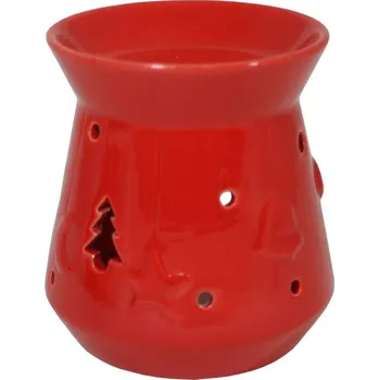 Vánoční dekorace Aromalampa červená 11cm 9001101