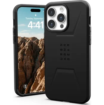 Pouzdro na mobilní telefon Kryt na mobil UAG Civilian MagSafe Black iPhone 15 Pro Max