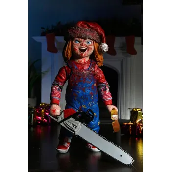 Figurka Childs Play - sběratelská figurka Ultimate Chucky (Holiday Edition) 10 cm
