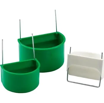 Krmítko pro ptáka Krmítko/napáječka pták, půlkruh. zelené Duvo+ 7,5 cm