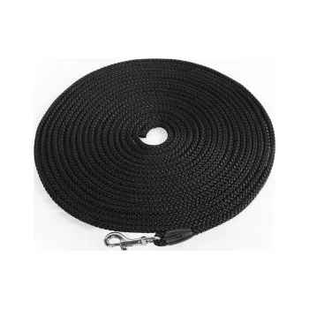 Vodítko pro psa Stopovací vodítko kulaté nylon 10 m - černá