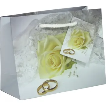 Dárková taška Dárková taška malá horizontální - Svatba 8655017