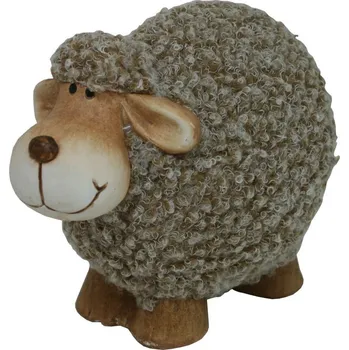 Velikonoční dekorace Dekorace keramická ovečka hnědá 4000319