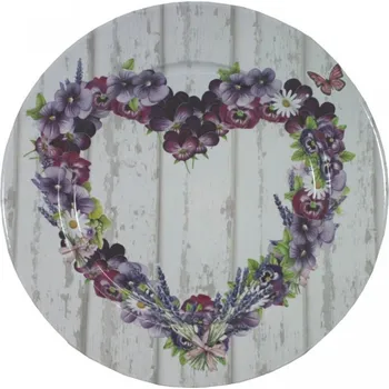 Talíř plechový Macešky 2000314