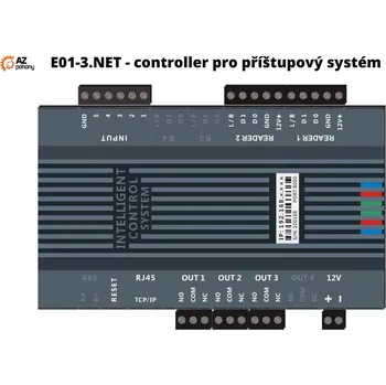 E01-3.NET - přístupový systém s webovým rozhraním