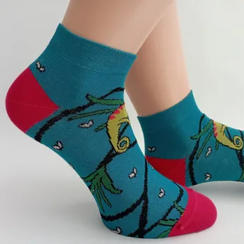 Dámské ponožky Trepon Bavlněné nízké ponožky CHAMELEON Barva: petrolejová, Velikost: 24 - 27 (37 - 41)
