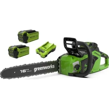 Motorová pila 40V motorová pila 40 cm Greenworks nabíječka GD40CS18K2X + sada 2x 2Ah baterií + DOPRAVA ZDARMA