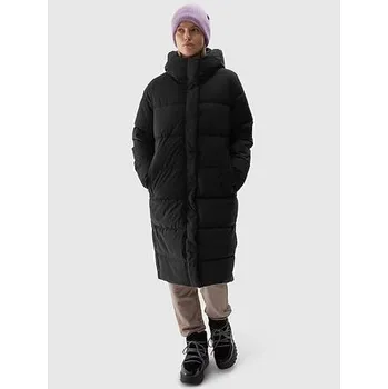 Dámský kabát Dámský péřový kabát 4F velikost S deep black