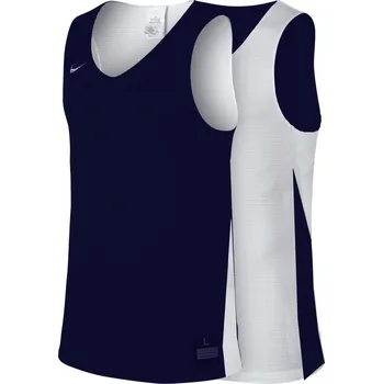 Fotbal Dres Nike MEN S REVERSIBLE TANK-OBSIDIAN/WHITE nt0203-451 Velikost S