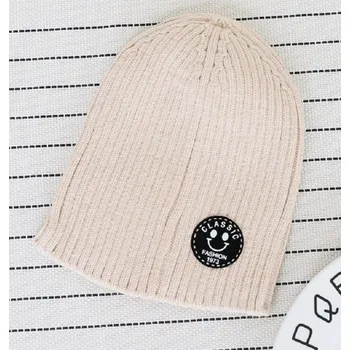 Pokrývka hlavy Dětská beanie čepice béžova