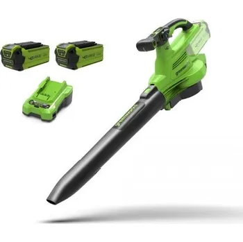 Zahradní technika 40V foukač/vysavač Greenworks GD40BVIIK2x sada nabíječky + 2x 2Ah baterie + DOPRAVA ZDARMA